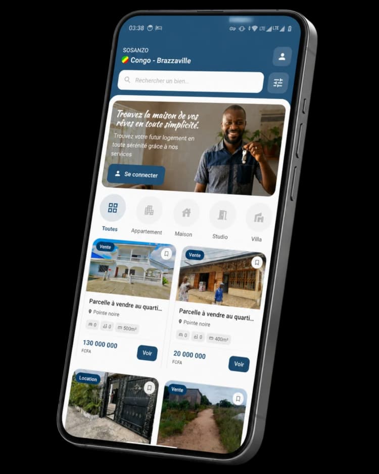 Application mobile Sosanzo